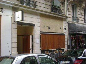 Vue de l’extérieur du restaurant