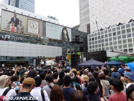 Concert Shibuya pour vote