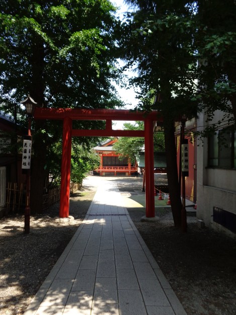 L'entrée du temple shintoïste
