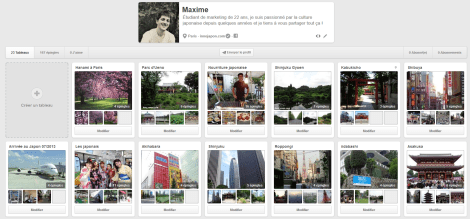 Petit aperçu du Pinterest
