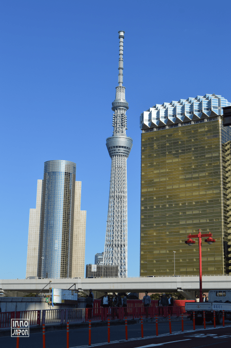 La Tokyo Skytree vue de loin